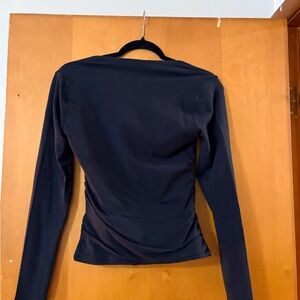 Abercrombie & Fitch Navy Long Sleeve Top
